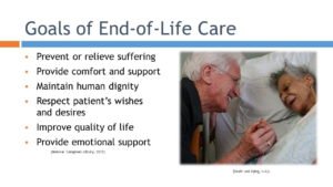 Current practices at the end of life care